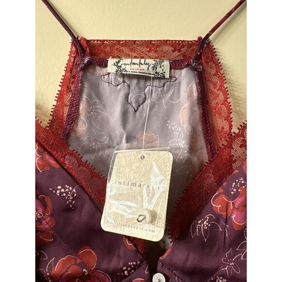 Free People Intimately NWT Silky Floral Tank - Picture 4 of 6